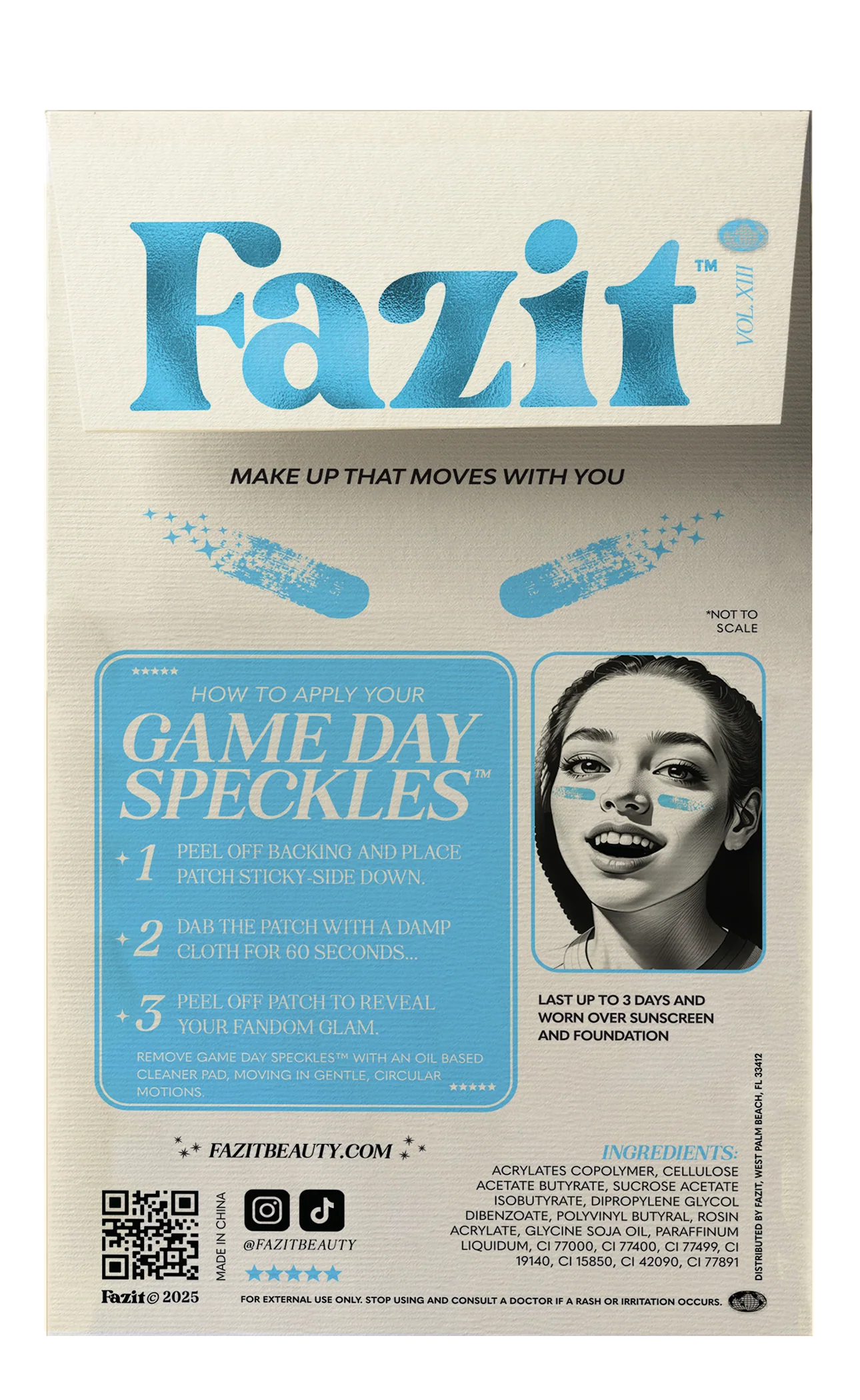 Aqua Game Day Speckles - Image 2