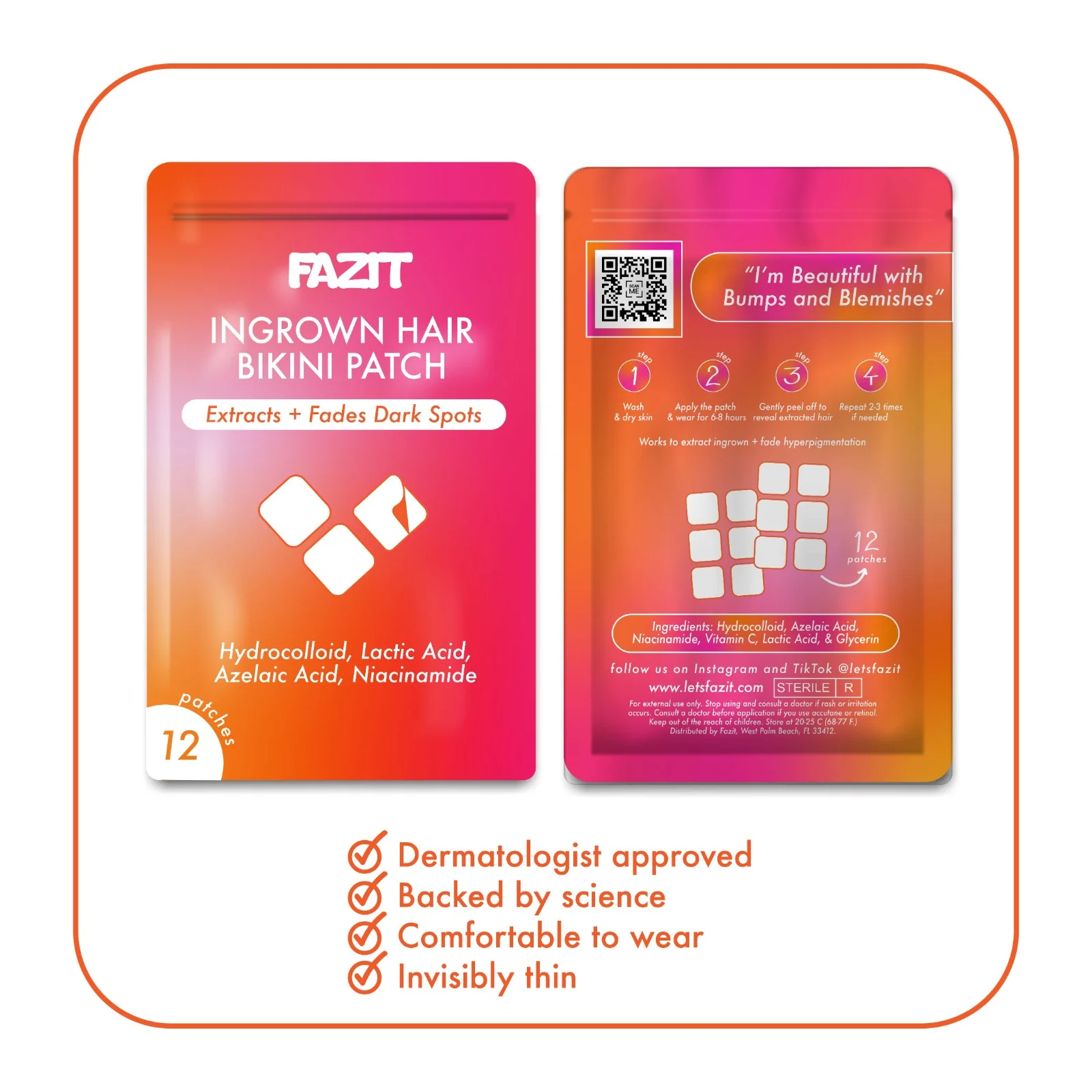 Fazit Ingrown Hair Bikini Patch - Hair Remover For Women Private Area - Image 4