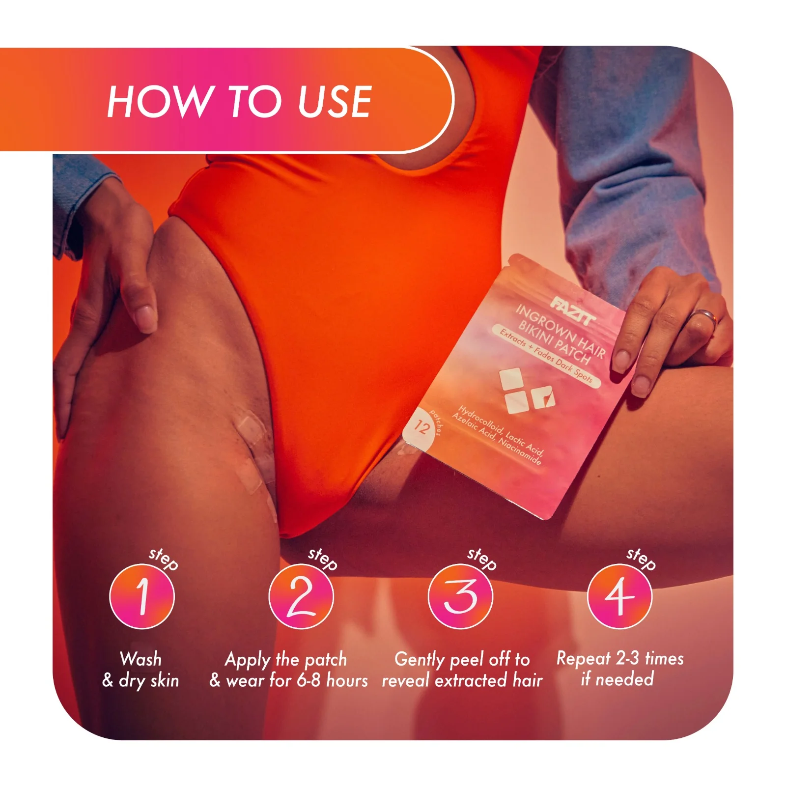 Fazit Ingrown Hair Bikini Patch - Hair Remover For Women Private Area - Image 5
