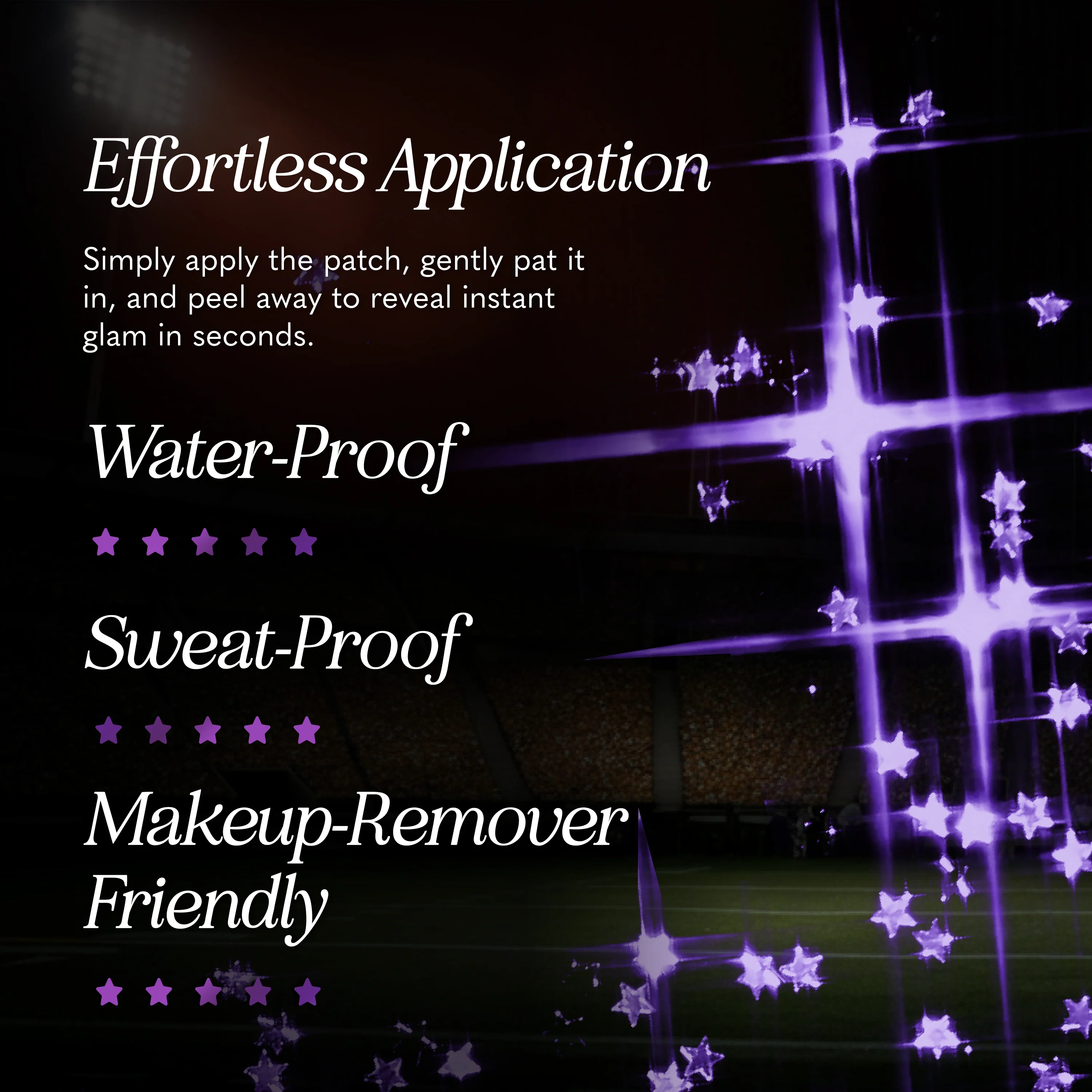 Purple Spirit Speckles Makeup Patches - Team Spirit Collection - Image 5
