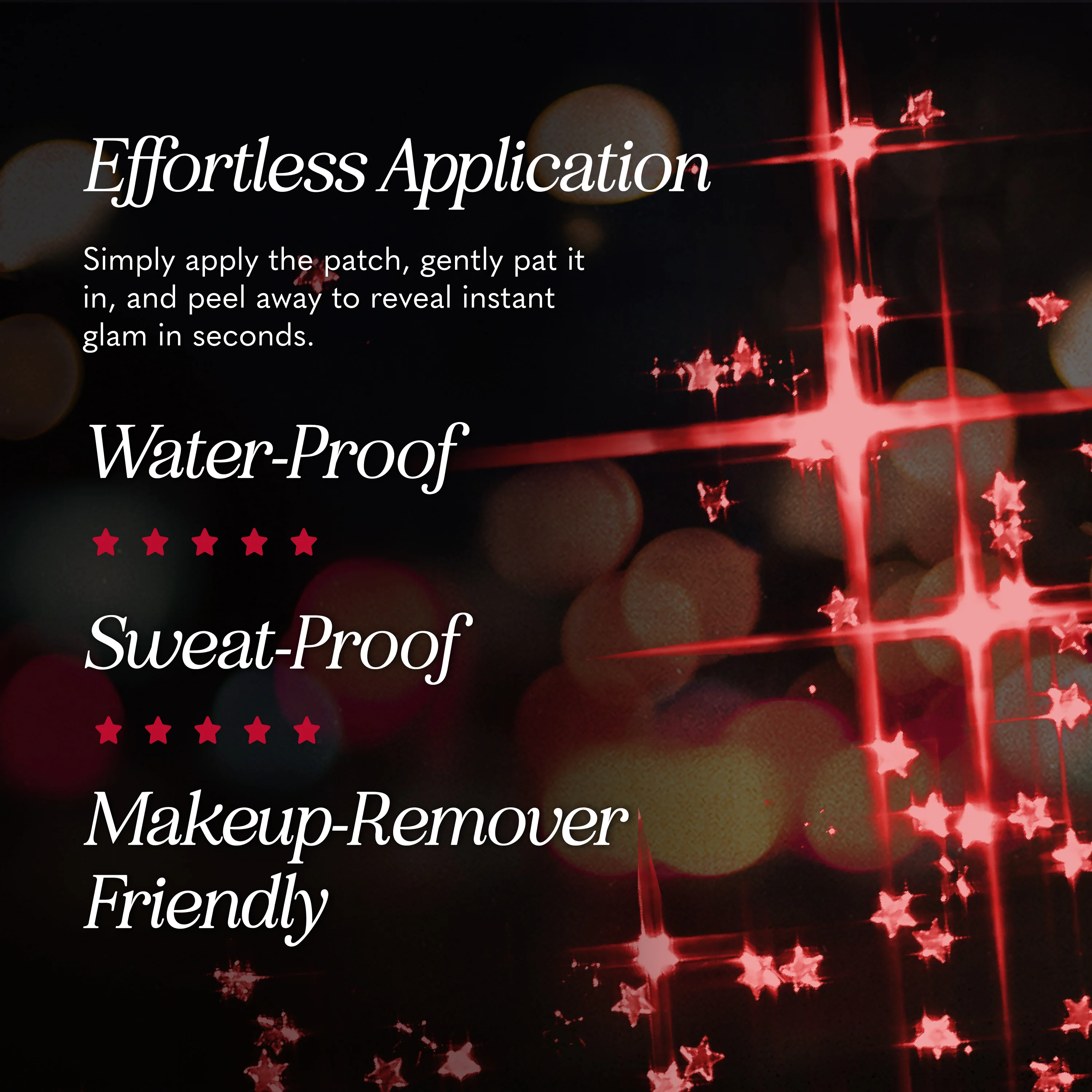 Red Spirit Speckles Makeup Patches - Team Spirit Collection - Image 4