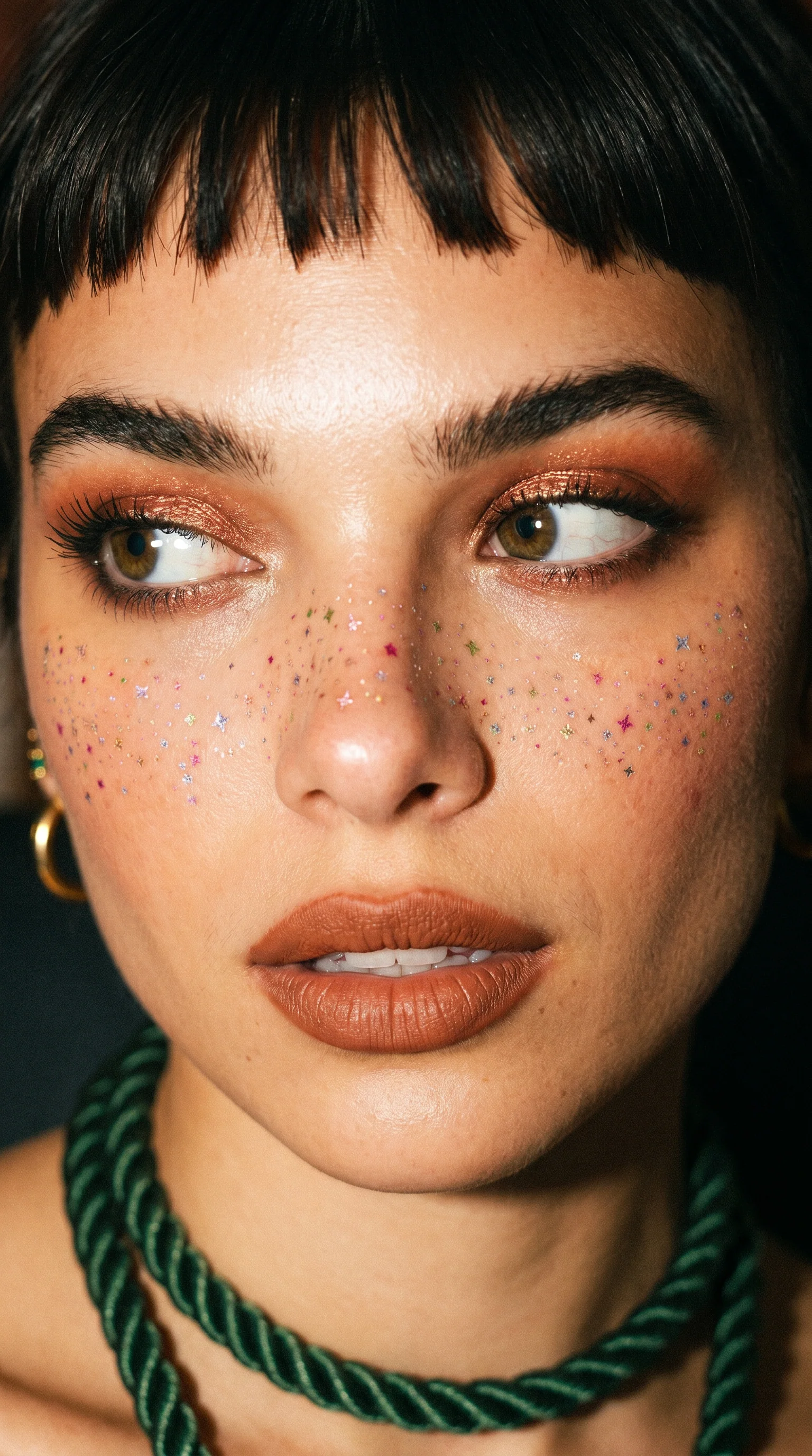 Sprinkled Glitter Freckles Makeup Patches - Image 6