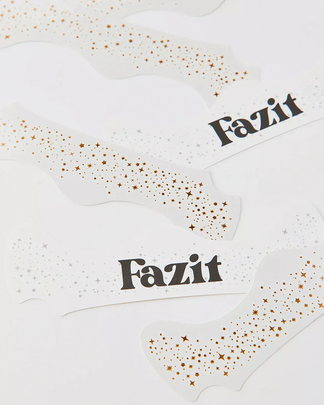 Gold Glitter Freckles Makeup Patches - Image 3