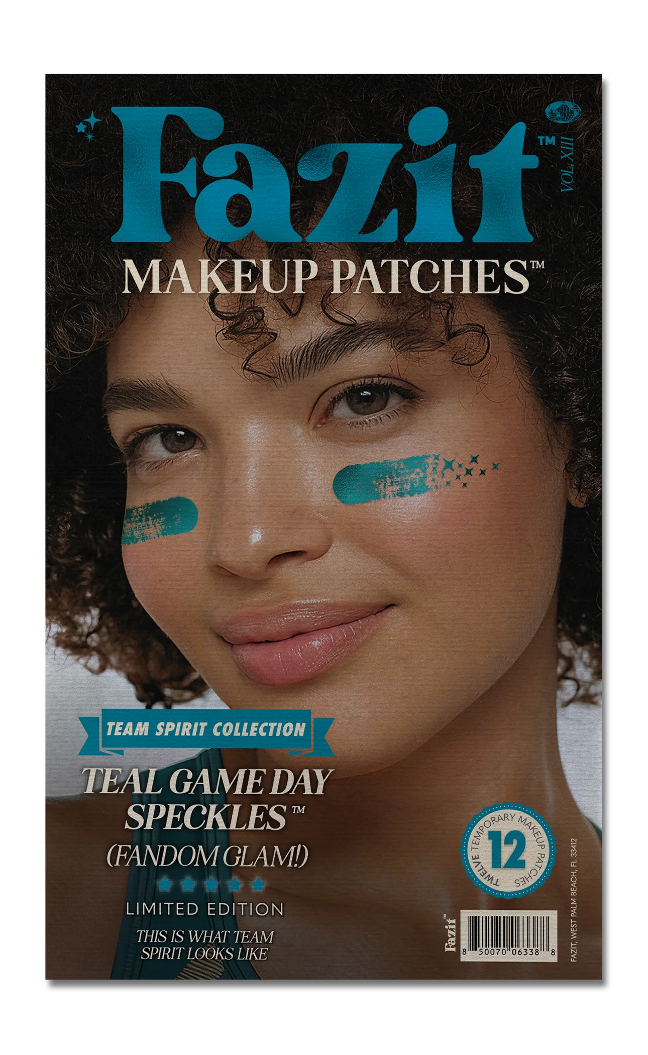Teal Game Day Speckles